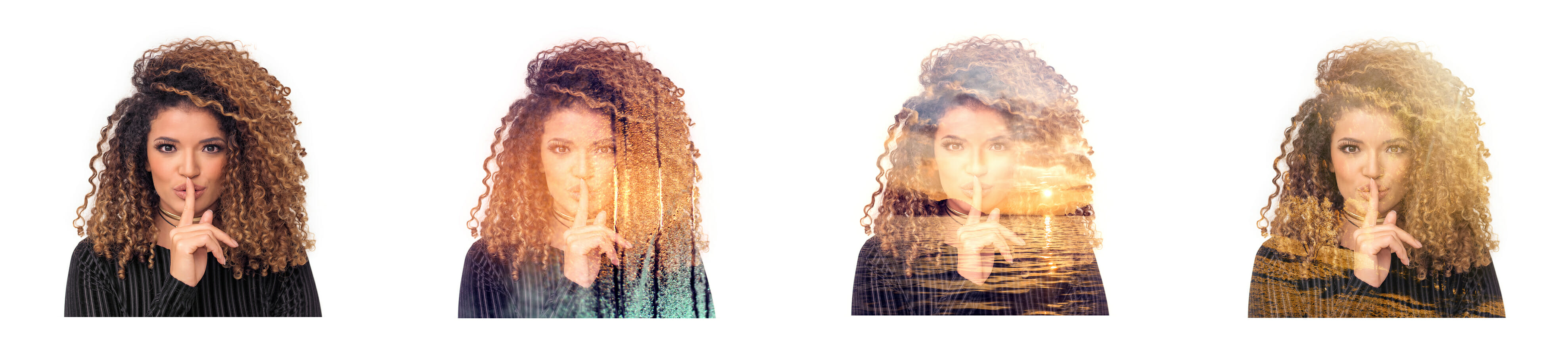 iphotography multiple exposure female