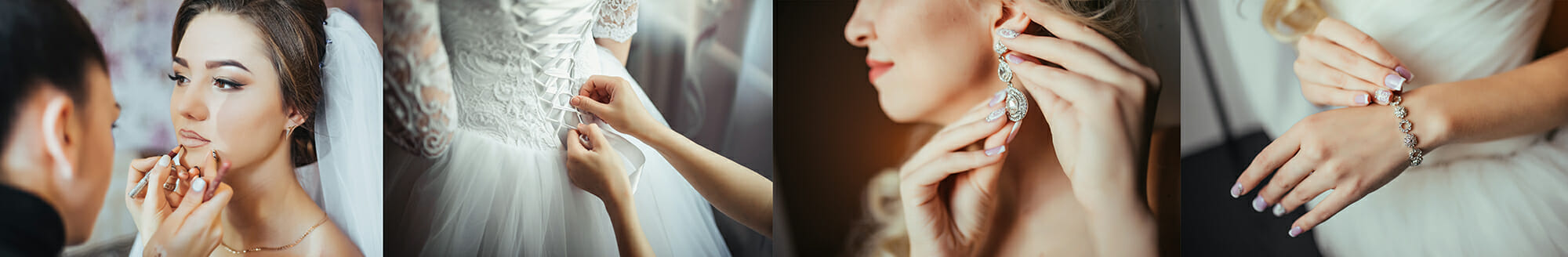 photographing the bride