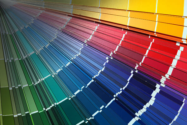 colour chart red yellow blue green orange