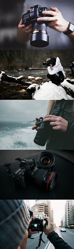 photographers cameras outdoors taking pictures iPhotography plus