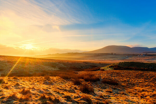 golden hour sunrise sunset landscape