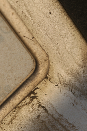 Laura Harrison Abstract photograph white rust