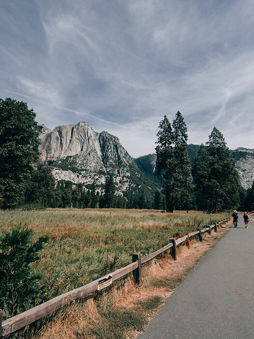yosemite national park hikers walking a good crop example