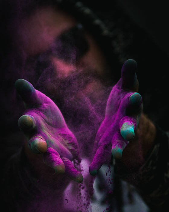 low key paint powder photo