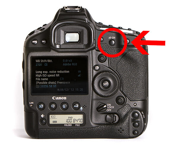 10. Back button focus