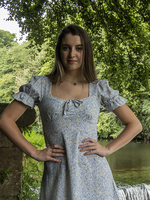 IMG_0245 Andrea posing by river by Avril McPherson Copyright 2020
