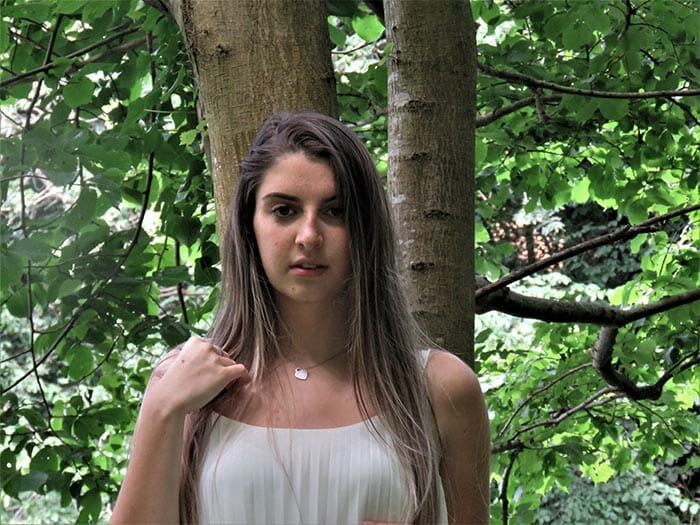 IMG_0378 Andrea standing in front of a tree by Avril McPherson Copyright 2020