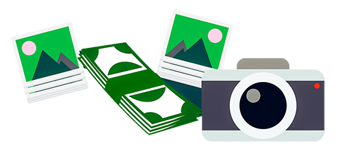 camera and cash pricing my work