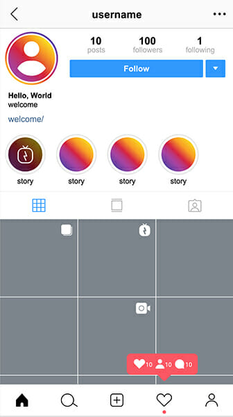 Instagram image size example Instagram image size example