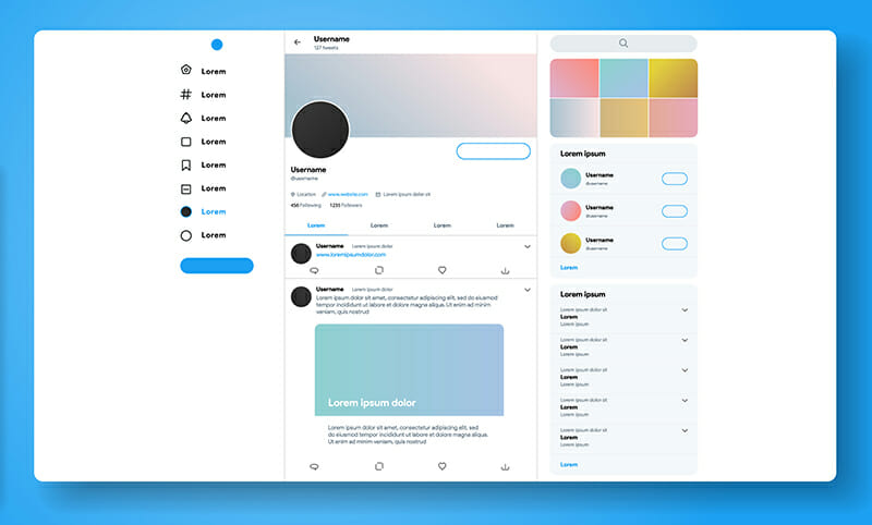 Twitter social media post image size examples Twitter social media post image size examples