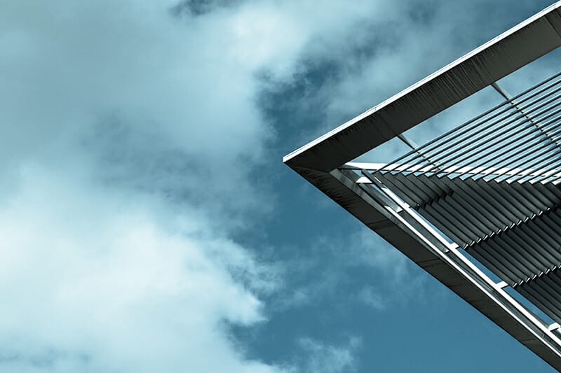 Modern,Architecture.,Minimalist,Aesthetics.,Minimal,Architecture,Detail,Against,Sky.,Abstract minimalist photo iphotography rule of thirds example