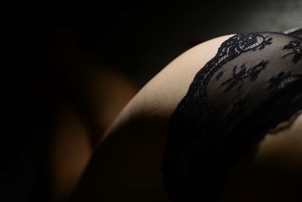 Fragment,Of,Black,Lacy,Lingerie.,The,Play,Of,Light,And