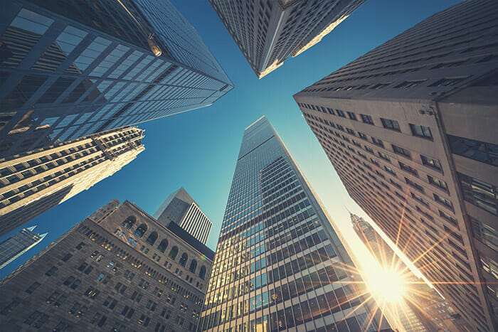 Office,Building,Top,View,Background,In,Retro,Style,Colors.,Manhattan architectural photography tutorial image 1