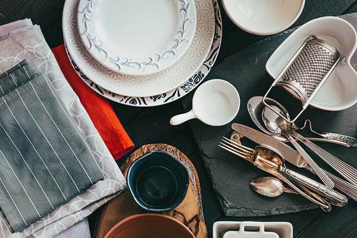 Old,Crockery,And,Tableware,Can,Be,Used,To,Decorate,Your Food Photography Tutorial