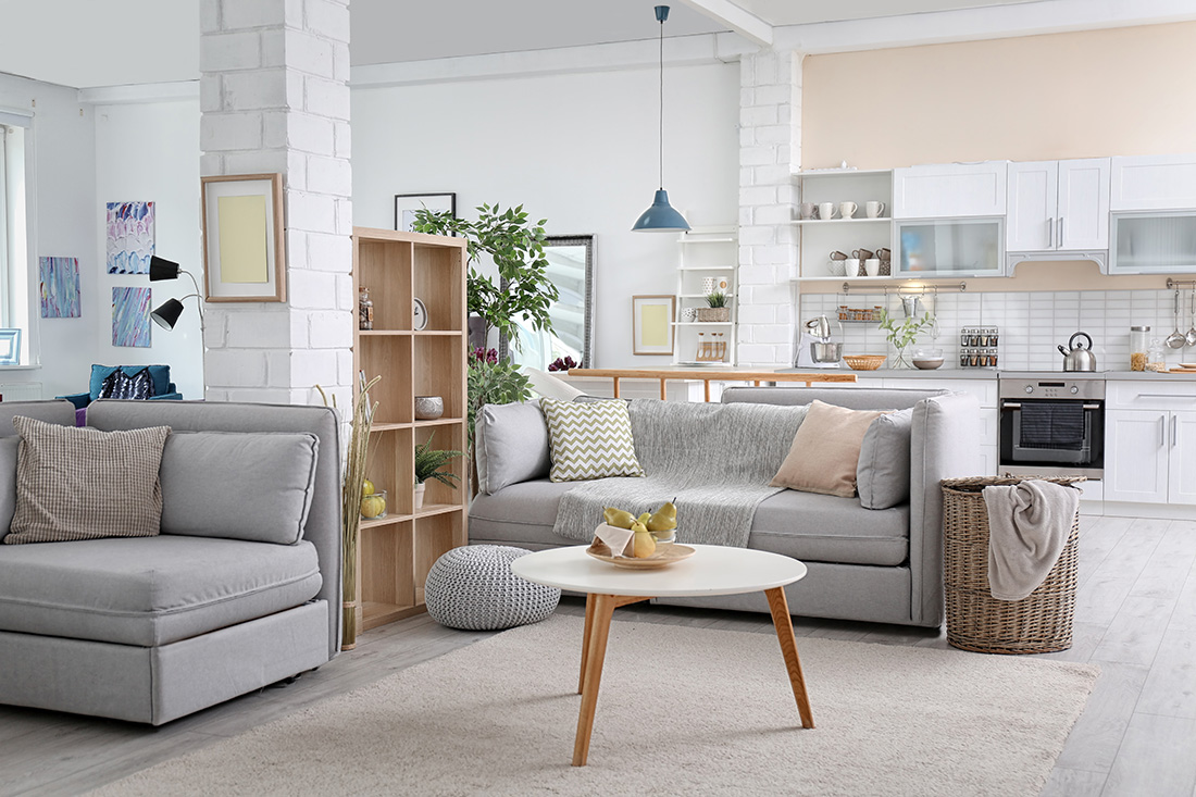 Stylish,Apartment,Interior,With,Modern,Kitchen.,Idea,For,Home,Design Real Estate Photography Tutorial